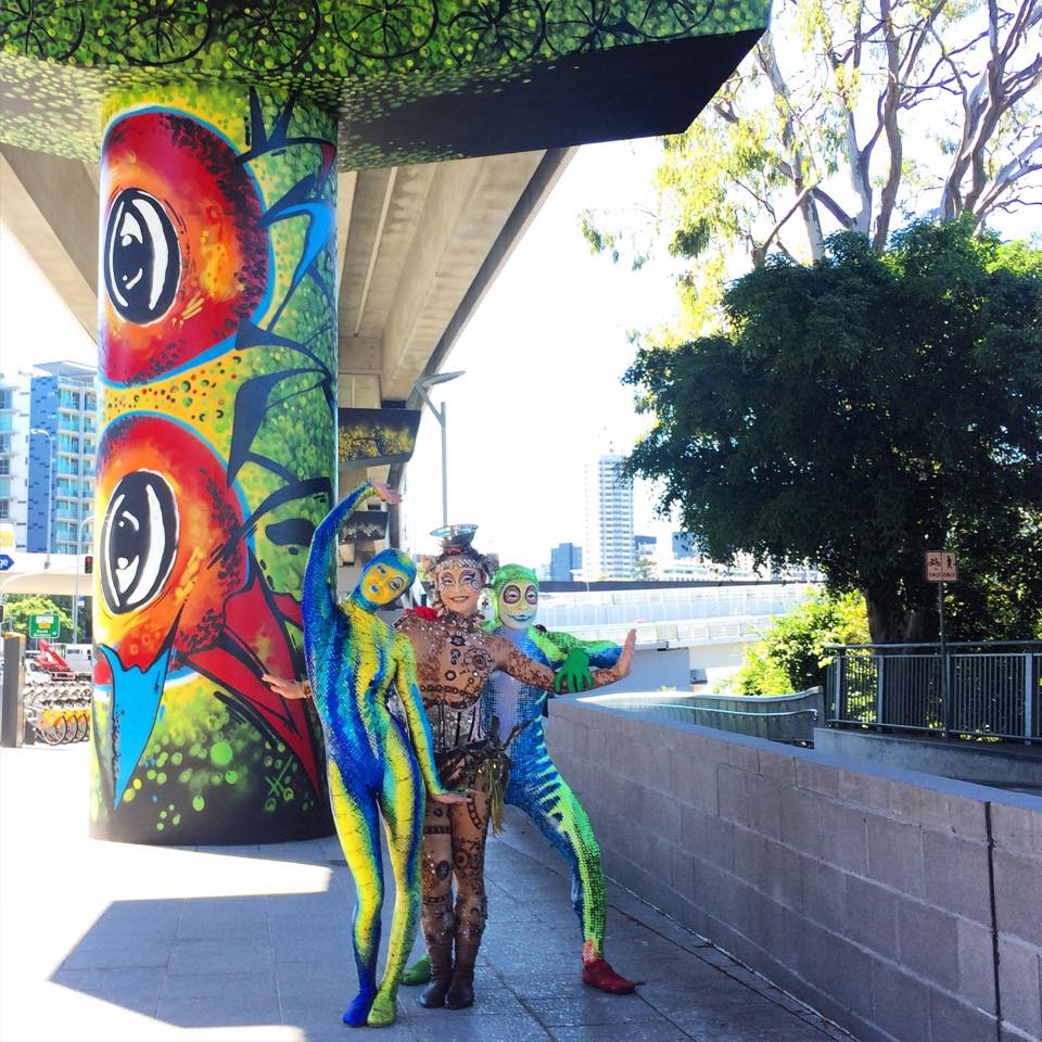 Brisbane Cirque du Soleilinspired street art project unveiled